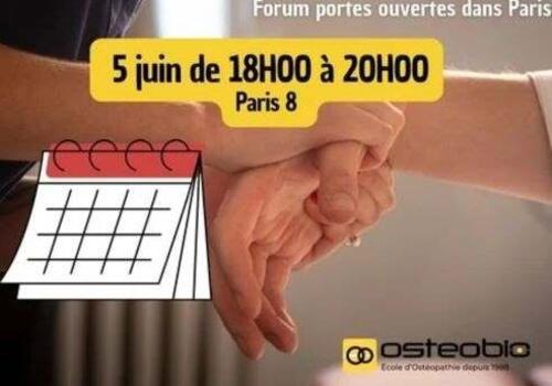 journée portes portes ouvertes en ostéopathie- Ostéobio le 5 juin 2024