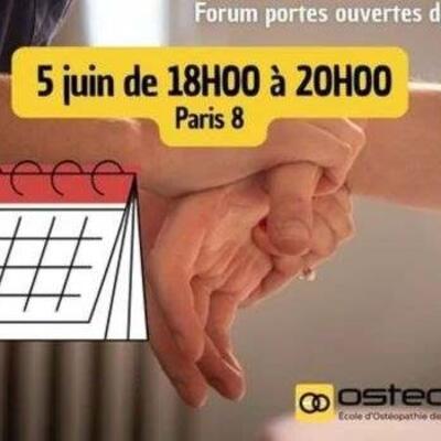Découvrez votre Voie Post-Bac et Hors-Parcoursup à Ostéobio : Forum Portes Ouvertes le 5 Juin À Paris !